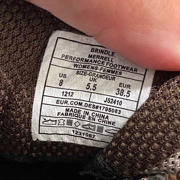 Merrell Siren Sport 2 Brindle Lace-Up Vibram Hiking Shoes J52410 Women’s Size 8 - Picture 9 of 9